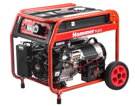 Бензоэлектростанция Hammer Flex GN7000ET с электрозапуском купить в Уфе