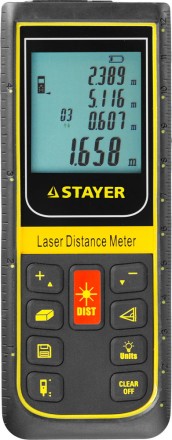Дальномер PRO-Control лазерный, дальность 100м, точность 2мм, STAYER Professional 34959 34959 купить в Уфе