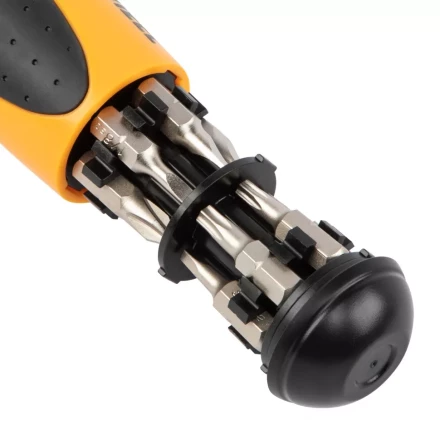 Отвертка реверсивная Denzel 7711611, механизм SmartPush 12 шт, S2 купить в Уфе