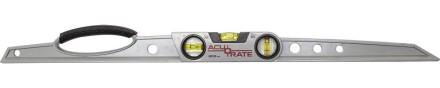 Уровень ЗУБР &quot;ACURATE 2&quot; литой алюминиевый, фрезерованный, эргономичная рукоятка, 3 ампулы, 80 см 34592-080 купить в Уфе