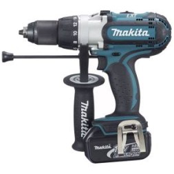 Дрель-шуруповерт аккумуляторная Makita DHP451RFE ударная