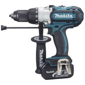 Дрель-шуруповерт аккумуляторная Makita DHP451RFE ударная купить в Уфе
