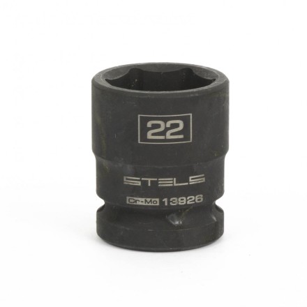 Головка ударная шестигранная 22 мм 1/2&quot; CrMo  Stels 13926 купить в Уфе
