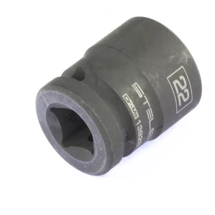 Головка ударная шестигранная 22 мм 1/2&quot; CrMo  Stels 13926 купить в Уфе