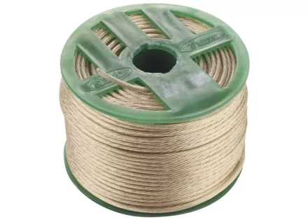 Трос металлополимерный прозрачный ПР-2.5 2,5 мм толщина катушка 200 м СИБРТЕХ 47626 купить в Уфе