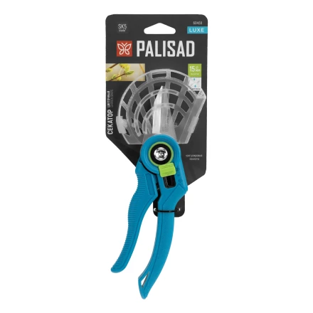 Секатор цветочный Palisad, 215 мм, регулировка захвата, пластиковые рукоятки, Luxe 60458 купить в Уфе