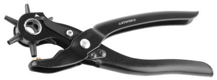 Дырокол STAYER &quot;STANDARD&quot; револьверный для кожи, 6-в-1, 2-4,5мм 22940_z01 купить в Уфе