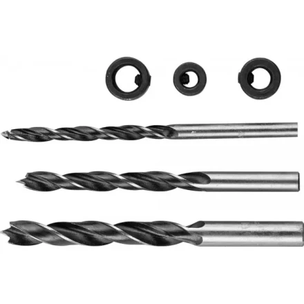 Набор сверл по дереву с ограничителями, 3шт(d=6-10мм), STAYER 30144-H6 30144-H6 купить в Уфе