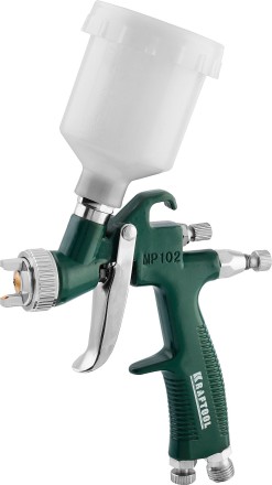 Краскопульт пневматический KRAFTOOL AirKraft Mini, HVLP, c верхним бачком, 1,0мм 06565-1.0 купить в Уфе