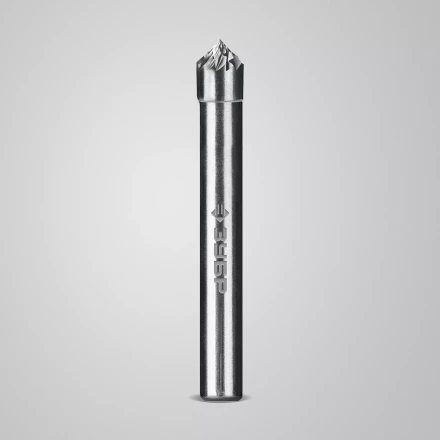 Зубр Твердосплавная борфреза K - зенкер с вершиной 90°, 6 х 3 мм (28809-6-3) купить в Уфе