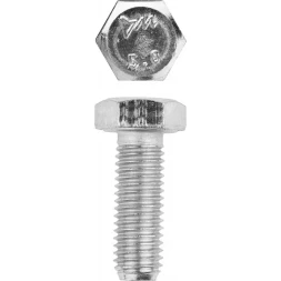 Болт ЗУБР "МАСТЕР" с шестигранной головкой, ГОСТ 7798-70, класс прочности 5.8, оцинкованный, M12x30мм, 5кг 303080-12-030