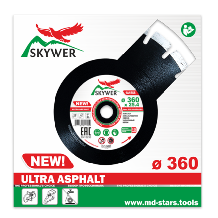 Диск алмазный 1A1RSS ULTRA ASPHALT SKYWER 310*3,2*15*18T*25,4 mm купить в Уфе