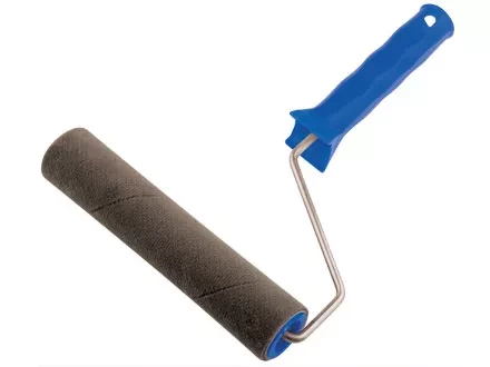 Валик &quot;ВЕЛЮР&quot; с ручкой 200 мм ворс 2 мм D - 36 мм  СИБРТЕХ 80134 купить в Уфе