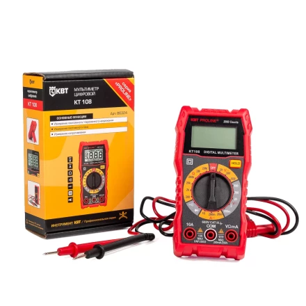 Мультиметр цифровой КВТ KT 108 с True RMS (86324) купить в Уфе