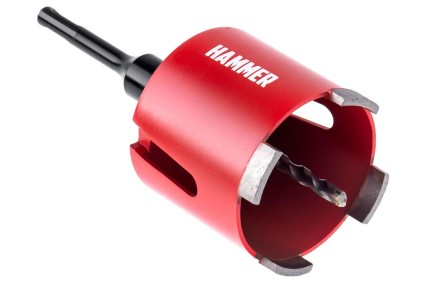 Коронка алмазная HAMMER Ф82мм (242-504) купить в Уфе