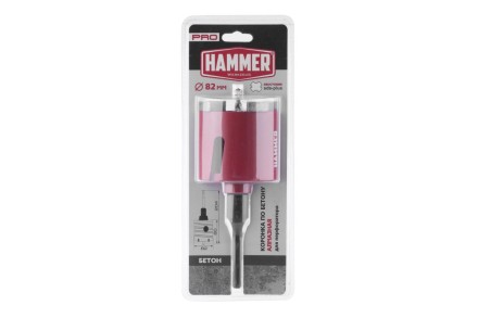 Коронка алмазная HAMMER Ф82мм (242-504) купить в Уфе