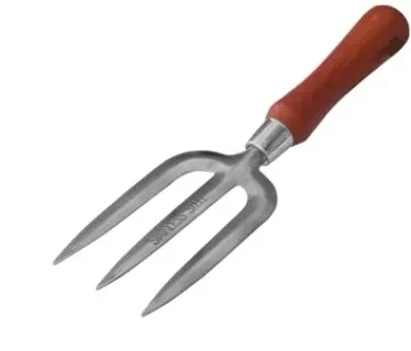 Вилка посадочная из нержавеющей стали с деревянной рукояткой Кратон 335 мм 5 10 05 003 купить в Уфе