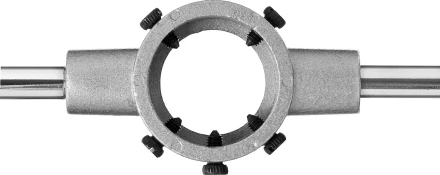 Плашкодержатель ЗУБР &quot;ЭКСПЕРТ&quot; с центривочными и прижимными винтами, 45х18мм для М16 -М18-М20-G1/2, L - 450мм 28143-45 купить в Уфе