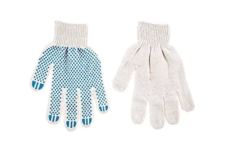 Перчатки ХБ 5 нитей с ПВХ HAMMER 230-031 купить в Уфе