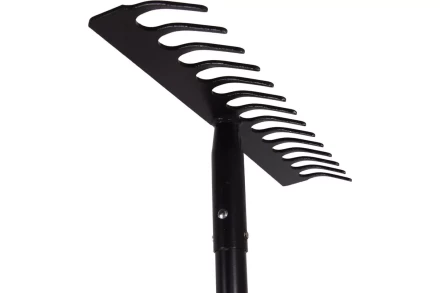 Грабли прямые Вихрь 14 зубьев, сталь, с металлическим черенком 73/7/1/13 купить в Уфе