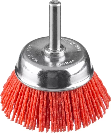 ЗУБР &quot;ПРОФЕССИОНАЛ&quot;. Щетка чашечная для дрели, нейлоновая проволока с абразивным покрытием, 50мм 35165-050_z02 купить в Уфе