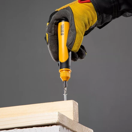 Отвертка реверсивная Denzel 7711609, механизм SmartPush mini 11 шт, CrMo купить в Уфе