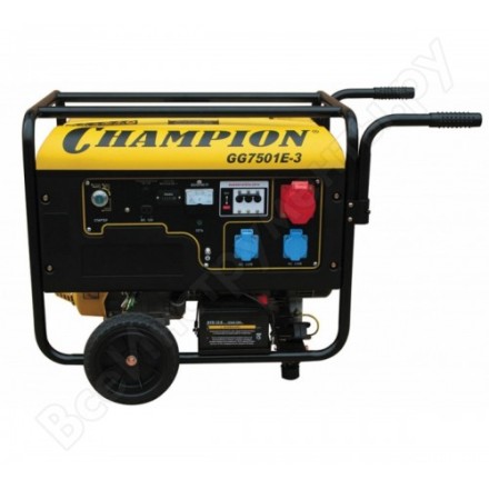 Генератор бензиновый CHAMPION GG7501E-3 купить в Уфе