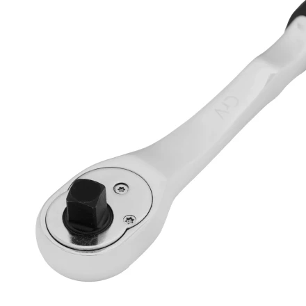 Ключ-трещотка 3/8&quot; Gross 14054, CrV, 90 зубьев, усиленный, хром купить в Уфе