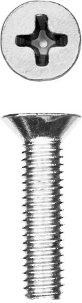 Винт DIN 965, M5 x 20 мм, 10 шт, кл. пр. 4.8, оцинкованный, ЗУБР 303116-05-020 купить в Уфе