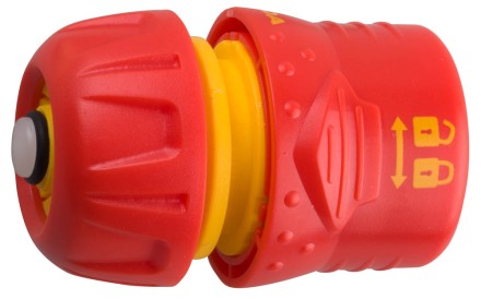 Соединитель GRINDA пластмассовый c автостопом и запирающим механизмом, 1/2&quot; 8-426331 купить в Уфе