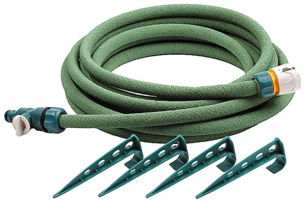 Шланг RACO сочащийся, в комплекте с коннекторами и колышками, 1/2&quot;x7,5м 4270-55925 купить в Уфе