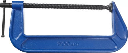 Струбцина  ЗУБР &quot;ПРОФЕССИОНАЛ&quot; тип &quot;G&quot;, корпус - ковкий чугун. 300мм 32245-300_z01 купить в Уфе