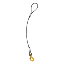 Строп канатный одноветвевой 1СК 2.5 т L=7.5 м с кч din 3.0 т опрессовка