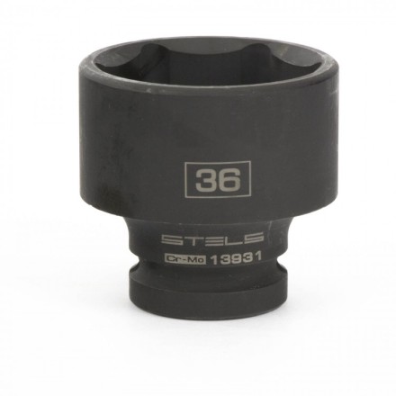 Головка ударная шестигранная 36 мм 1/2&quot; CrMo Stels 13931 купить в Уфе