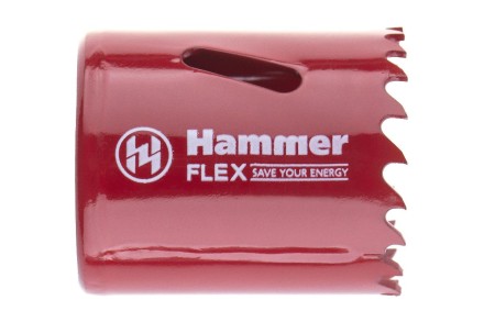 Коронка биметаллическая HAMMER Ф38х38мм 5/8&quot; BiMETALL (224-008) купить в Уфе