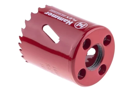 Коронка биметаллическая HAMMER Ф38х38мм 5/8&quot; BiMETALL (224-008) купить в Уфе