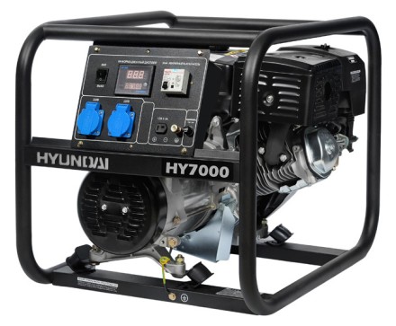 Бензогенератор Hyundai HY 7000 купить в Уфе