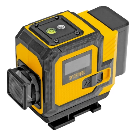 Лазерный уровень мультипризменный DLV-360-3C, 30 м, зеленый луч, Li-Ion 2,4 Aч, кейс// Denzel 35080 купить в Уфе