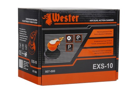 Шлифмашинка орбитальная пневматическая WESTER EXS-10 купить в Уфе