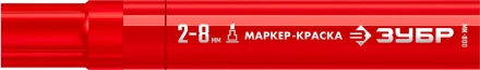 ЗУБР МК-800 красный, 2-8 мм клиновидный маркер-краска (06327-3) купить в Уфе