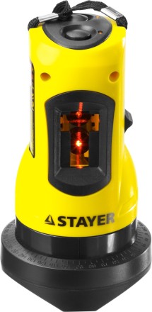 Нивелир лазерный линейный SLL-1, STAYER 34960, дальность 10м, точн. +/-0,5 мм/м 34960 купить в Уфе