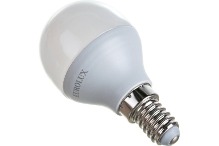 Лампа светодиодная EUROLUX LL-E-G45-7W-230-2,7K-E14 76/2/5 купить в Уфе