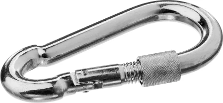 ЗУБР DIN 5299D, 5 мм, 50 шт, карабин с предохранительной гайкой (4-304555-05) купить в Уфе