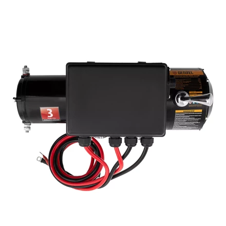 Лебедка автомобильная электрическая Denzel 52022 LB-2200, 2.2 т, 3.3 кВт, 12 В купить в Уфе