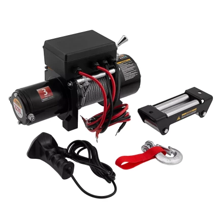 Лебедка автомобильная электрическая Denzel 52022 LB-2200, 2.2 т, 3.3 кВт, 12 В купить в Уфе