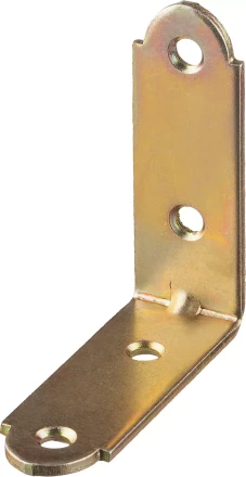 ЗУБР УМ-2.0, 40 x 40 x 17 x 2 мм, желтый цинк, узкий мебельный уголок (31031-40) купить в Уфе