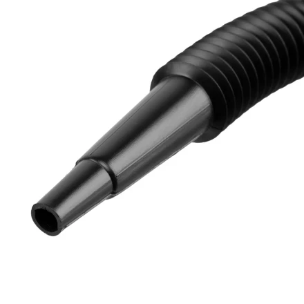 Воронка пластиковая 160 мм с металлическим ситом, непроливайкой и гибким наконечником Denzel 537208 купить в Уфе