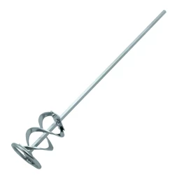 Миксер для красок и штукатурных смесей Denzel, 60 х 400 мм, оцинкованный, шестигранный хвостовик 8 мм, 848437