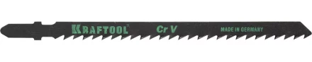 Полотна KRAFTOOL, T344D, для эл/лобзика, Cr-V, по дереву, ДВП, ДСП, быстрый рез, EU-хвост., шаг 4мм, 110мм, 2шт 159522-4 купить в Уфе