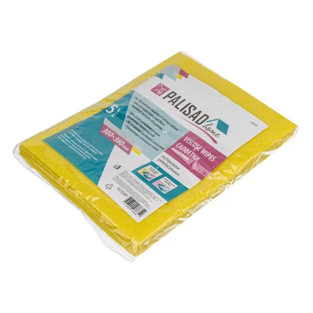 Салфетки вискозные универсальные, 300 x 380 мм, 5 шт., Home Palisad 923245 купить в Уфе